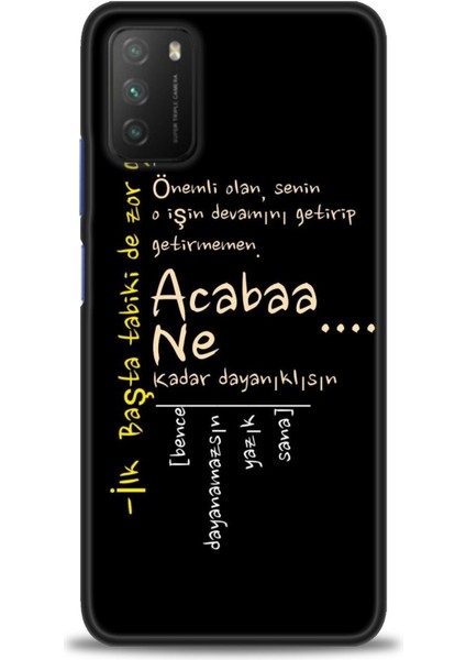 Xiaomi Poco M3 Kılıf Hd Baskılı Kılıf + Seramik Tam Kaplayan Ekran Koruyucu 393