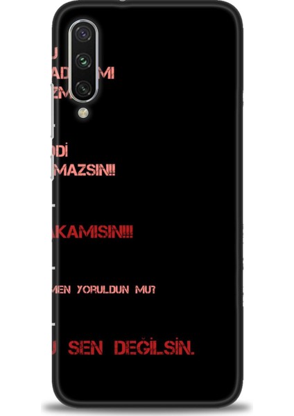Xiaomi Mi A3 Kılıf Hd Baskılı Kılıf + Seramik Tam Kaplayan Ekran Koruyucu 391