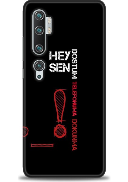 Xiaomi Mi Note 10 Pro Kılıf Hd Baskılı Kılıf + Seramik Tam Kaplayan Ekran Koruyucu 392