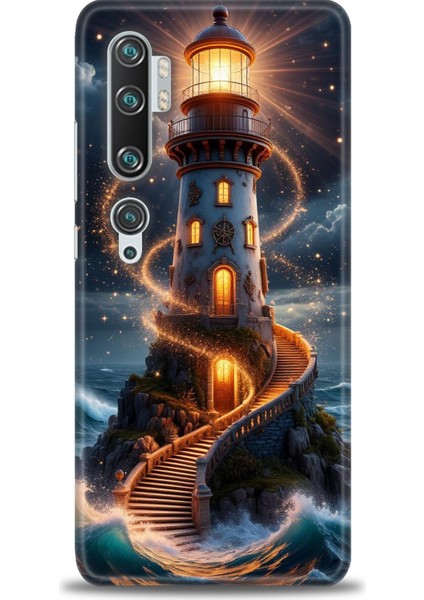 Xiaomi Mi Note 10 Pro Kılıf Hd Baskılı Kılıf + Seramik Tam Kaplayan Ekran Koruyucu 232