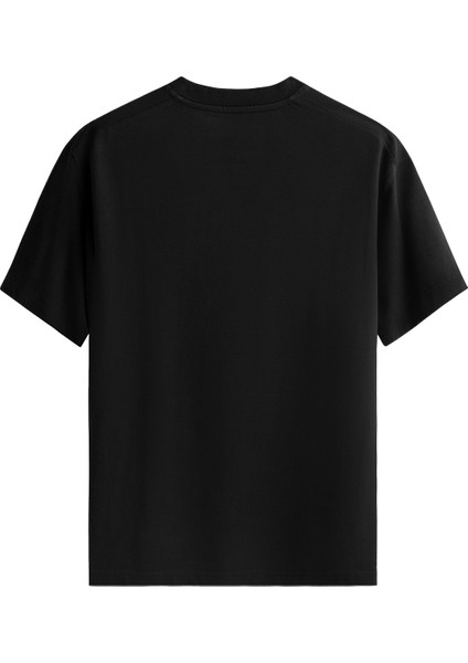 Color Gator - %100 Pamuklu Erkek Siyah Tişört - Premium Quality