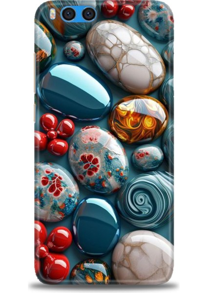 Xiaomi Mi Note 3 Kılıf Hd Baskılı Kılıf + Seramik Tam Kaplayan Ekran Koruyucu 349
