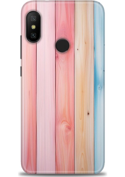 Xiaomi Mi A2 Lite Kılıf Hd Baskılı Kılıf + Seramik Tam Kaplayan Ekran Koruyucu 433