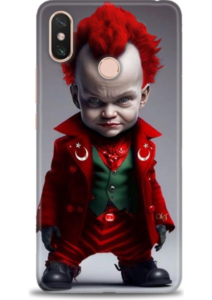 Xiaomi Mi Max 3 Kılıf Hd Baskılı Kılıf + Seramik Tam Kaplayan Ekran Koruyucu 248