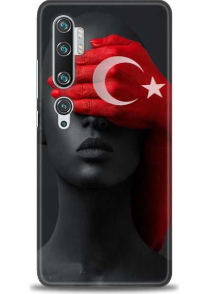 Xiaomi Mi Note 10 Pro Kılıf Hd Baskılı Kılıf + Seramik Tam Kaplayan Ekran Koruyucu 246
