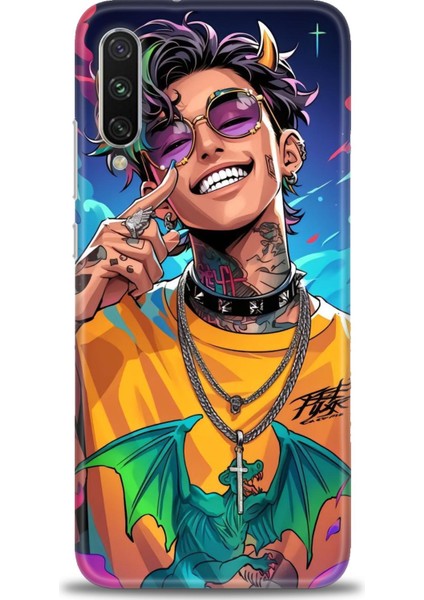 Xiaomi Mi A3 Kılıf Hd Baskılı Kılıf + Seramik Tam Kaplayan Ekran Koruyucu 259