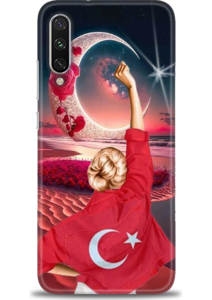 Xiaomi Mi A3 Kılıf Hd Baskılı Kılıf + Seramik Tam Kaplayan Ekran Koruyucu 249