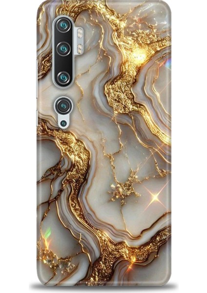 Xiaomi Mi Note 10 Pro Kılıf Hd Baskılı Kılıf + Seramik Tam Kaplayan Ekran Koruyucu 313