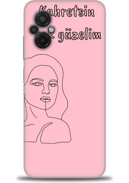 Xiaomi Poco M5 Kılıf Hd Baskılı Kılıf + Seramik Tam Kaplayan Ekran Koruyucu 162