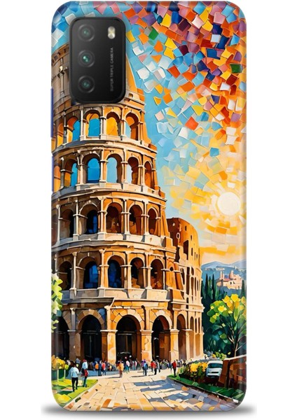 Xiaomi Poco M3 Kılıf Hd Baskılı Kılıf + Seramik Tam Kaplayan Ekran Koruyucu 262