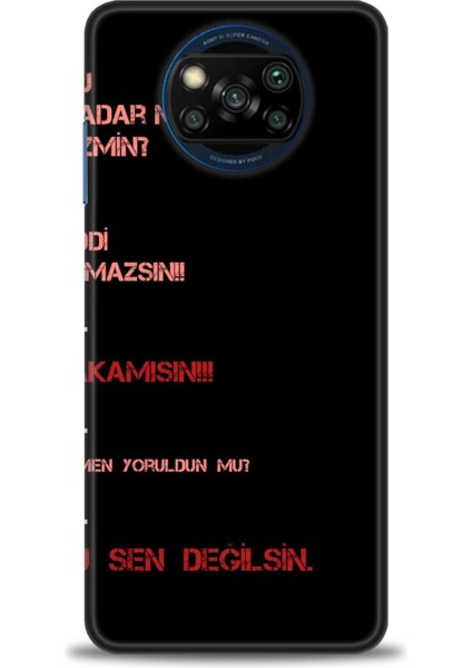 Xiaomi Poco X3 Pro Kılıf Hd Baskılı Kılıf + Seramik Tam Kaplayan Ekran Koruyucu 391