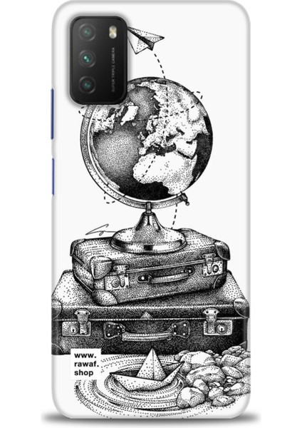 Xiaomi Poco M3 Kılıf Hd Baskılı Kılıf + Seramik Tam Kaplayan Ekran Koruyucu 83