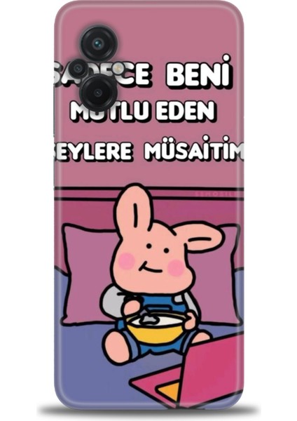 Xiaomi Poco M5 Kılıf Hd Baskılı Kılıf + Seramik Tam Kaplayan Ekran Koruyucu 166