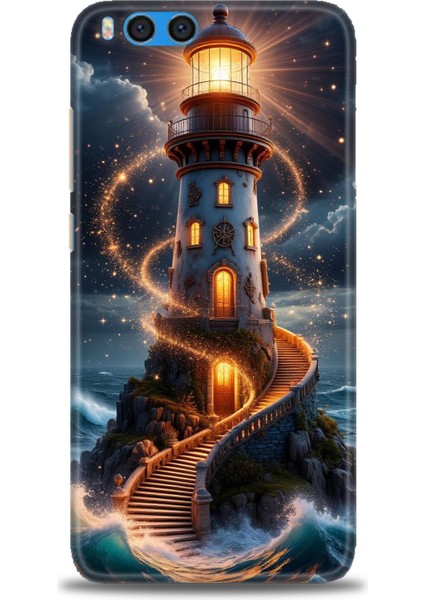 Xiaomi Mi Note 3 Kılıf Hd Baskılı Kılıf + Seramik Tam Kaplayan Ekran Koruyucu 232