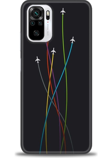 Xiaomi Poco M5S Kılıf Hd Baskılı Kılıf + Seramik Tam Kaplayan Ekran Koruyucu 385