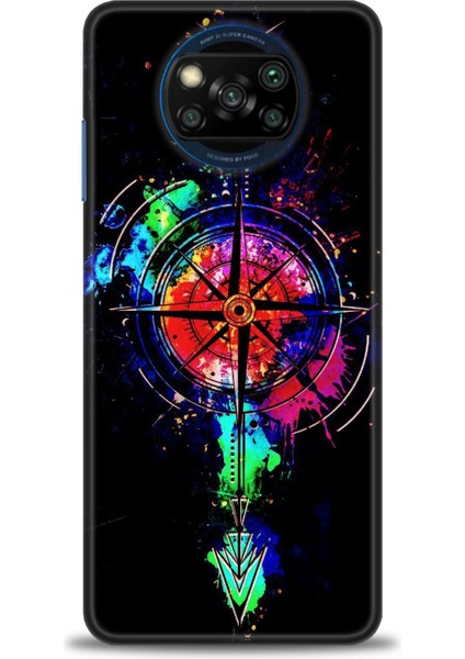 Xiaomi Poco X3 Pro Kılıf Hd Baskılı Kılıf + Seramik Tam Kaplayan Ekran Koruyucu 86