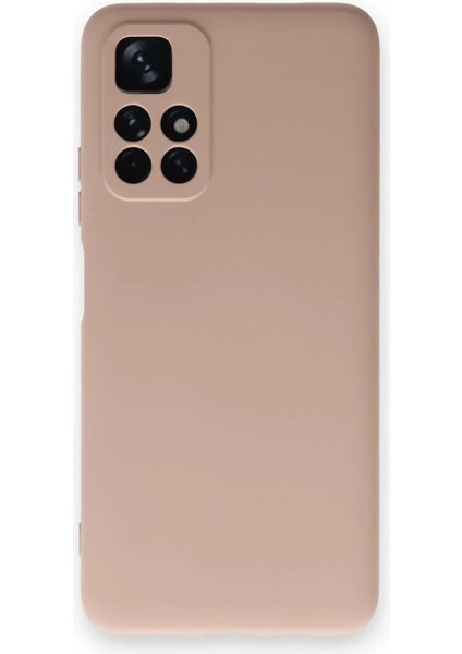 Xiaomi Redmi Note 11T Kılıf Nano Içi Kadife Silikon - Pudra Zrnet