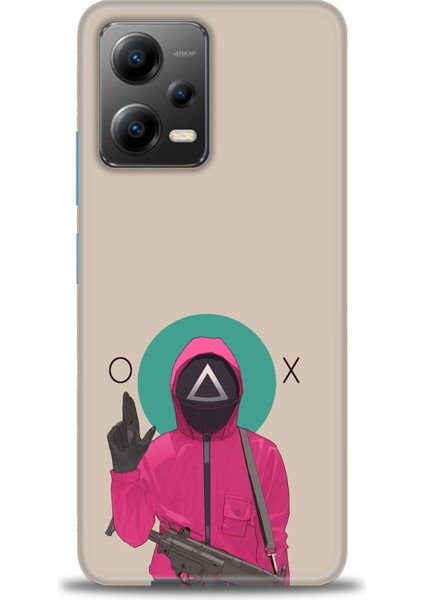 Xiaomi Poco X5 5g Kılıf Hd Baskılı Kılıf + Seramik Tam Kaplayan Ekran Koruyucu 286