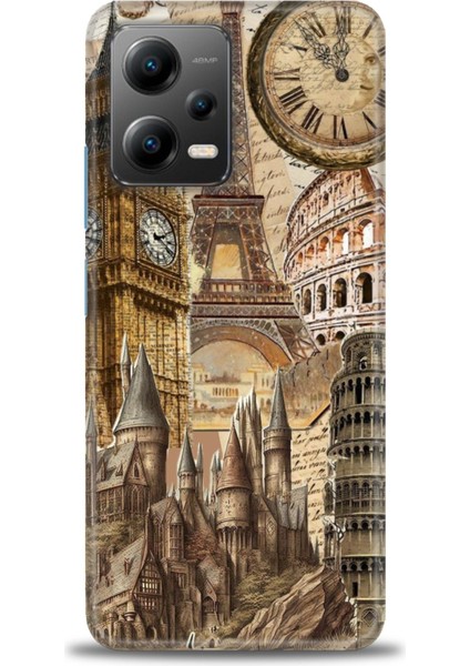 Xiaomi Poco X5 5g Kılıf Hd Baskılı Kılıf + Seramik Tam Kaplayan Ekran Koruyucu 263