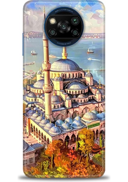 Xiaomi Poco X3 Nfc Kılıf Hd Baskılı Kılıf + Seramik Tam Kaplayan Ekran Koruyucu 226