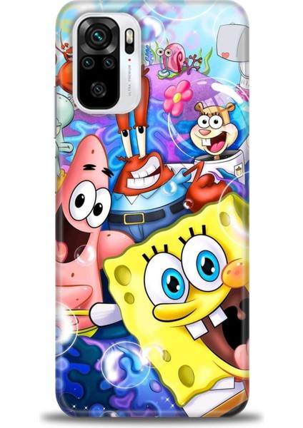 Xiaomi Poco M5S Kılıf Hd Baskılı Kılıf + Seramik Tam Kaplayan Ekran Koruyucu 455