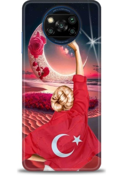Xiaomi Poco X3 Pro Kılıf Hd Baskılı Kılıf + Seramik Tam Kaplayan Ekran Koruyucu 249