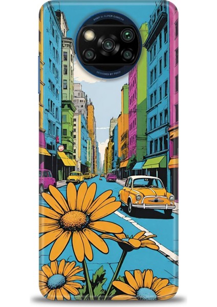 Xiaomi Poco X3 Nfc Kılıf Hd Baskılı Kılıf + Seramik Tam Kaplayan Ekran Koruyucu 449