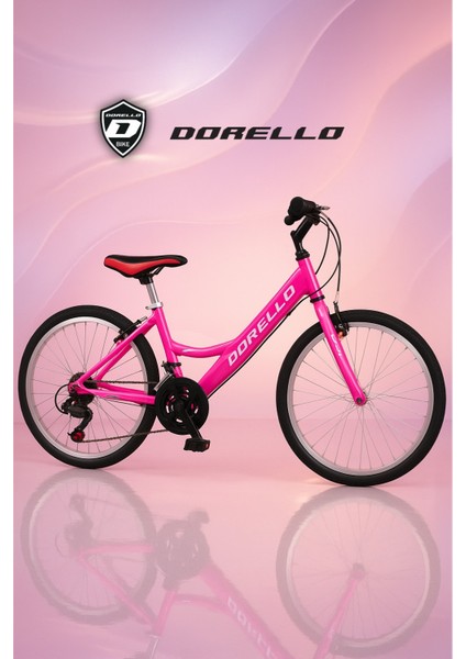 24 Jant Pembe Bisiklet 2440 Model Kız Çocuk Bisikleti 8 Yaş 9 Yaş 10 Yaş