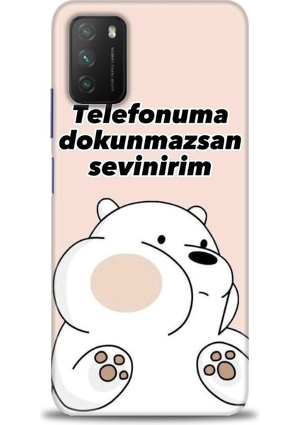 Xiaomi Poco M3 Kılıf Hd Baskılı Kılıf + Seramik Tam Kaplayan Ekran Koruyucu 158