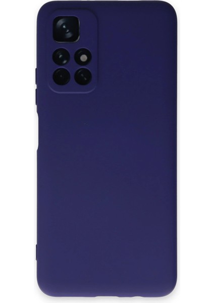 Xiaomi Redmi Note 11T Kılıf Nano Içi Kadife Silikon - Mor Zrnet