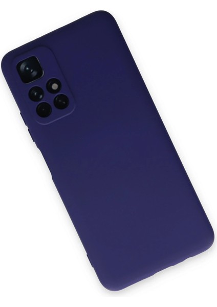 Xiaomi Redmi Note 11T Kılıf Nano Içi Kadife Silikon - Mor Zrnet