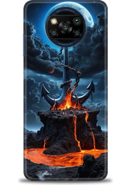 Xiaomi Poco X3 Nfc Kılıf Hd Baskılı Kılıf + Seramik Tam Kaplayan Ekran Koruyucu 240