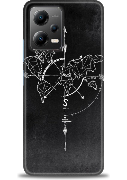 Xiaomi Poco X5 5g Kılıf Hd Baskılı Kılıf + Seramik Tam Kaplayan Ekran Koruyucu 87