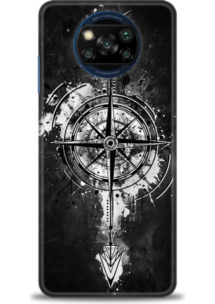 Xiaomi Poco X3 Nfc Kılıf Hd Baskılı Kılıf + Seramik Tam Kaplayan Ekran Koruyucu 85