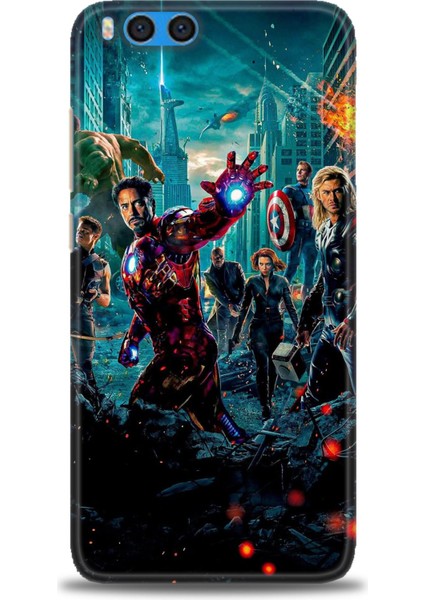 Xiaomi Mi Note 3 Kılıf Hd Baskılı Kılıf + Seramik Tam Kaplayan Ekran Koruyucu 100
