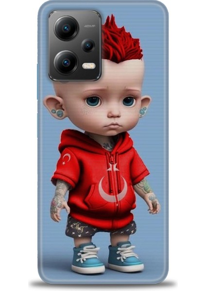 Xiaomi Poco X5 5g Kılıf Hd Baskılı Kılıf + Seramik Tam Kaplayan Ekran Koruyucu 242