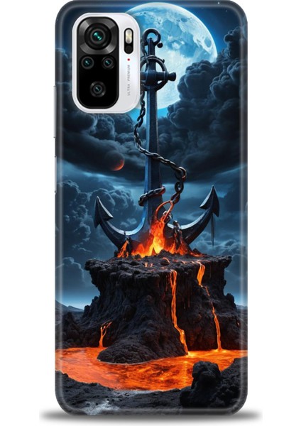 Xiaomi Poco M5S Kılıf Hd Baskılı Kılıf + Seramik Tam Kaplayan Ekran Koruyucu 240