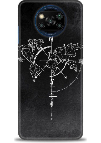 Xiaomi Poco X3 Pro Kılıf Hd Baskılı Kılıf + Seramik Tam Kaplayan Ekran Koruyucu 87