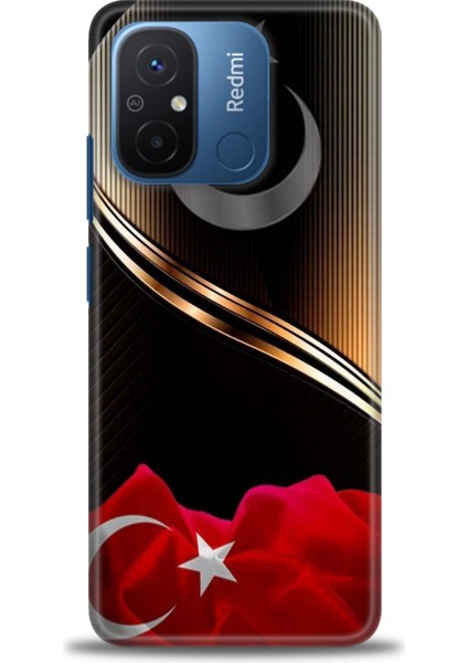 Xiaomi Redmi 12C Kılıf Hd Baskılı Kılıf + Seramik Tam Kaplayan Ekran Koruyucu 33