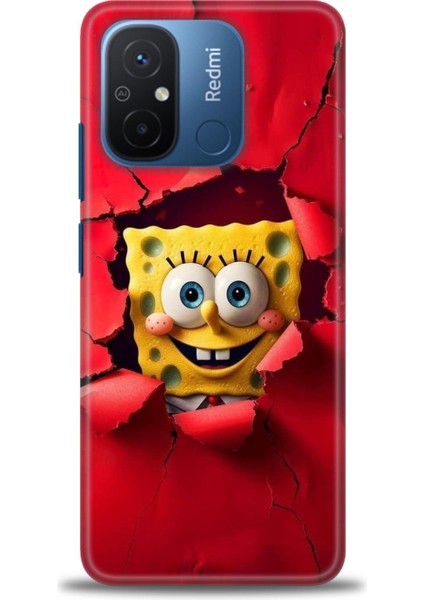 Xiaomi Redmi 12C Kılıf Hd Baskılı Kılıf + Seramik Tam Kaplayan Ekran Koruyucu 458