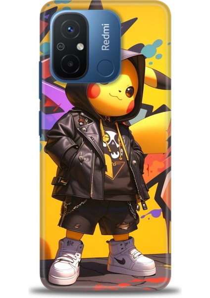 Xiaomi Redmi 12C Kılıf Hd Baskılı Kılıf + Seramik Tam Kaplayan Ekran Koruyucu 251