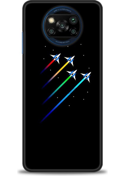 Xiaomi Poco X3 Pro Kılıf Hd Baskılı Kılıf + Seramik Tam Kaplayan Ekran Koruyucu 389