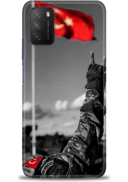 Xiaomi Poco M3 Kılıf Hd Baskılı Kılıf + Seramik Tam Kaplayan Ekran Koruyucu 35