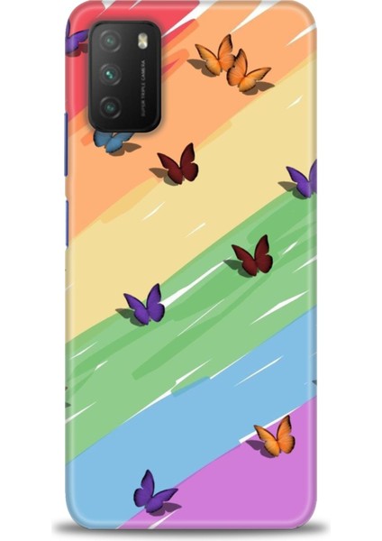 Xiaomi Poco M3 Kılıf Hd Baskılı Kılıf + Seramik Tam Kaplayan Ekran Koruyucu 420