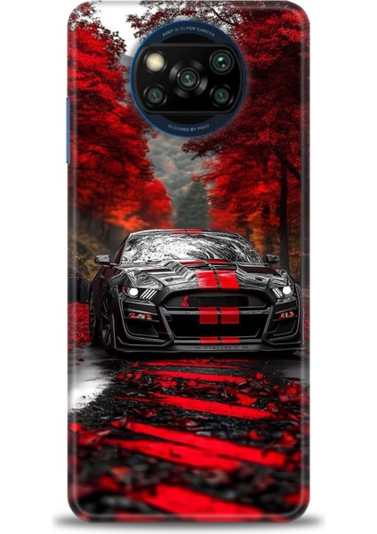 Xiaomi Poco X3 Pro Kılıf Hd Baskılı Kılıf + Seramik Tam Kaplayan Ekran Koruyucu 490