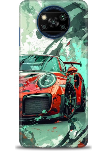 Xiaomi Poco X3 Nfc Kılıf Hd Baskılı Kılıf + Seramik Tam Kaplayan Ekran Koruyucu 109