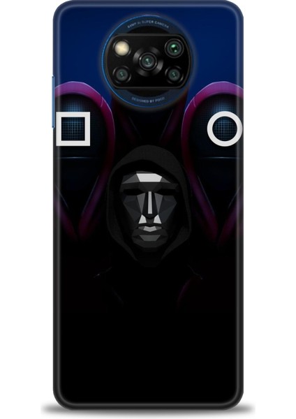 Xiaomi Poco X3 Nfc Kılıf Hd Baskılı Kılıf + Seramik Tam Kaplayan Ekran Koruyucu 283