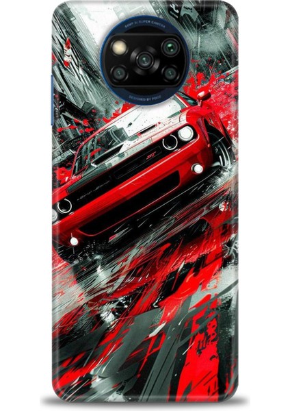 Xiaomi Poco X3 Nfc Kılıf Hd Baskılı Kılıf + Seramik Tam Kaplayan Ekran Koruyucu 106