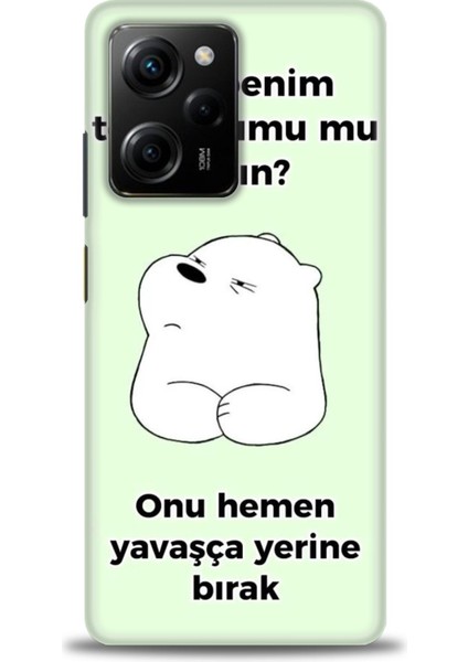 Xiaomi Poco X5 Pro 5g Kılıf Hd Baskılı Kılıf + Seramik Tam Kaplayan Ekran Koruyucu 155