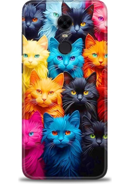 Xiaomi Redmi 5 Plus Kılıf Hd Baskılı Kılıf + Seramik Tam Kaplayan Ekran Koruyucu 70